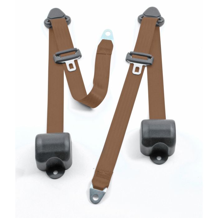 FR 3PT BELTS 97-06 TJ-BROWN