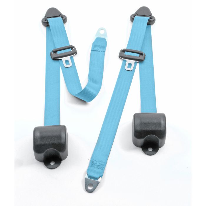 FR 3PT BELTS 97-06 TJ-POWDER BLUE