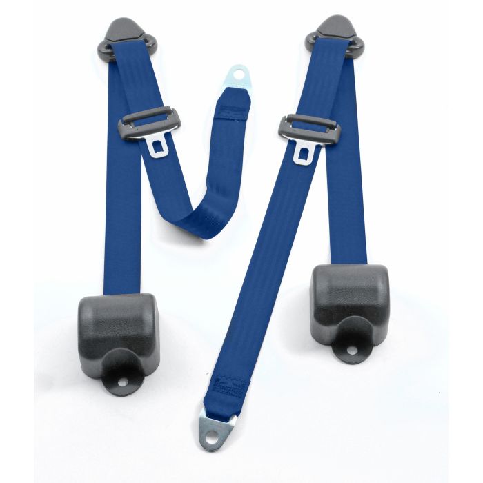 FR 3PT BELTS 97-06 TJ-COBALT BLUE