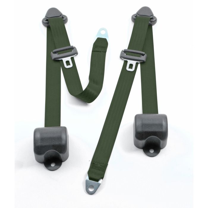 FR 3PT BELTS 97-06 TJ-MILITARYGREEN