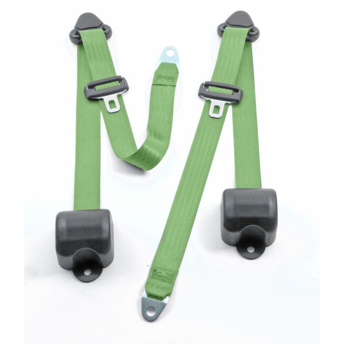 FR 3PT BELTS 97-06 TJ-LIME GREEN