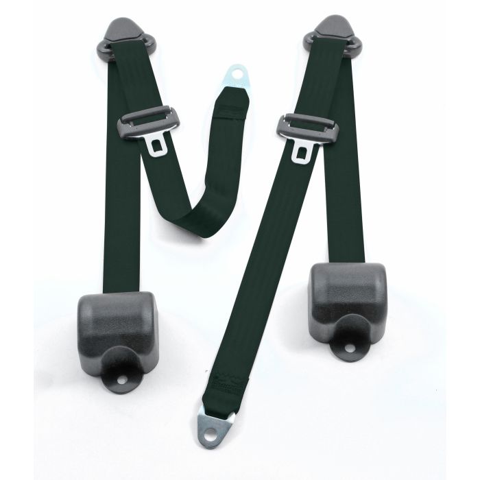 FR 3PT BELTS 97-06 TJ-DARK GREEN
