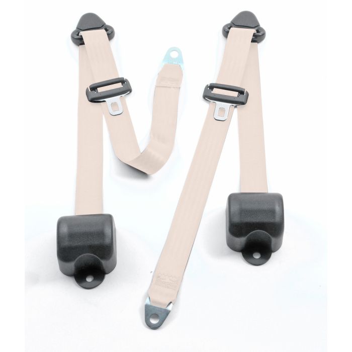 FR 3PT BELTS 97-06 TJ-IVORY