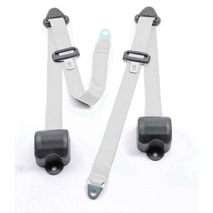 FR 3PT BELTS 97-06 TJ-WHITE