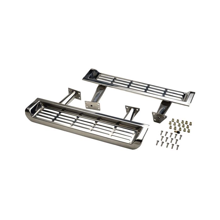 Kentrol 30491 Stainless OE Side Steps for 97-00 Jeep Wrangler