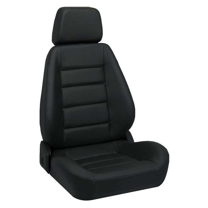 SPORT SEAT FRONT BLACK VINYL PAIR