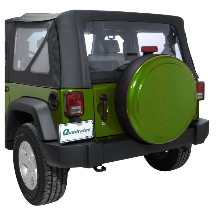 JEEP HARD TIRE COVER 10-XX JK NAT GREEN