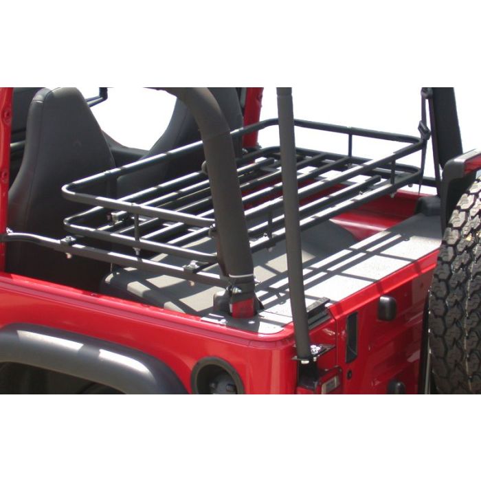 MOUNTAINEER RACK 80-86 GLOSS BLK CJ5&7  907-101