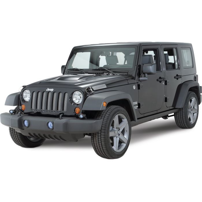 Factory Reproductions  "SRT" Style Wheel in Satin Black for 07-18 Jeep Wrangler JK and 99-18 Grand Cherokee WJ, WK, & WK2