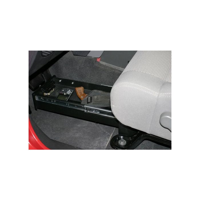 Tuffy  Security Products Drivers Side Conceal Carry Underseat Security Drawer for 07-18 Jeep Wrangler Unlimited JK 4 Door & 07-10 Jeep Wrangler 2 door JK