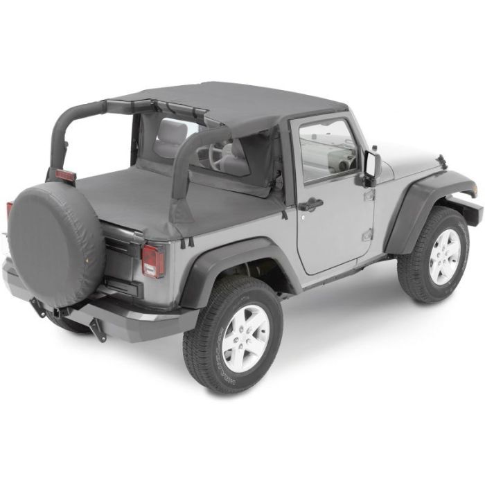 Bestop  Bikini, Duster & Windjammer Summer Combo for 10-18 Jeep Wrangler JK 2 Door with Factory Soft Top