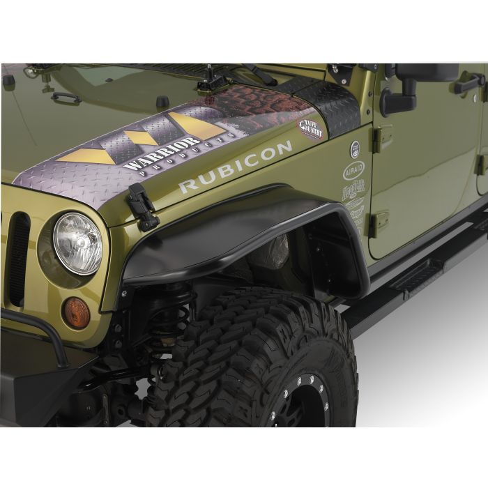 Warrior Products  Front 10" Wide Tube Flares for 07-18 Jeep Wrangler JK