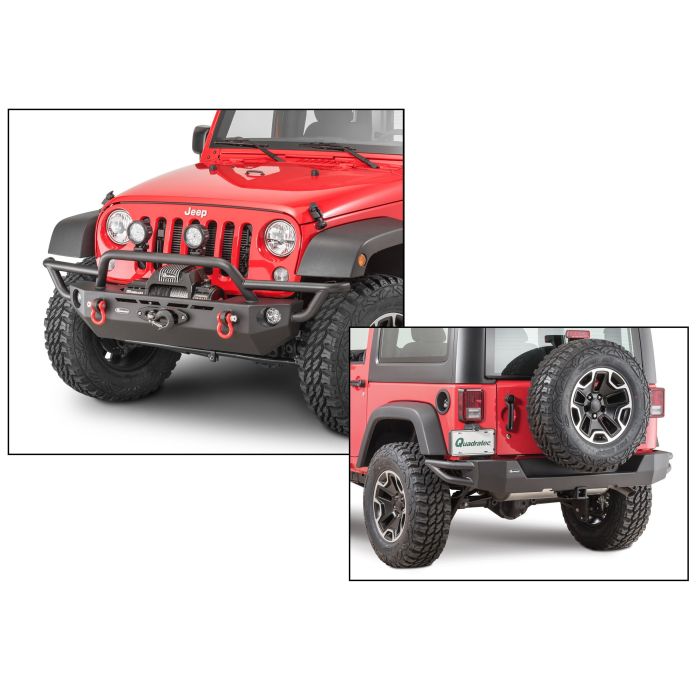 QRC FULL WIDTH JK FRONT & REAR BUMPER