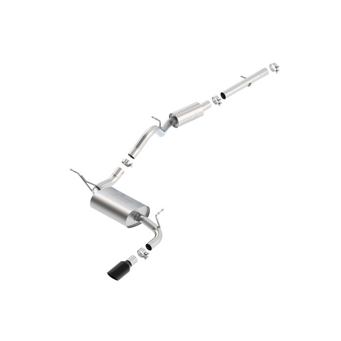 BORLA BRUSHED SS CATBACK 12-UP JK 3.6L