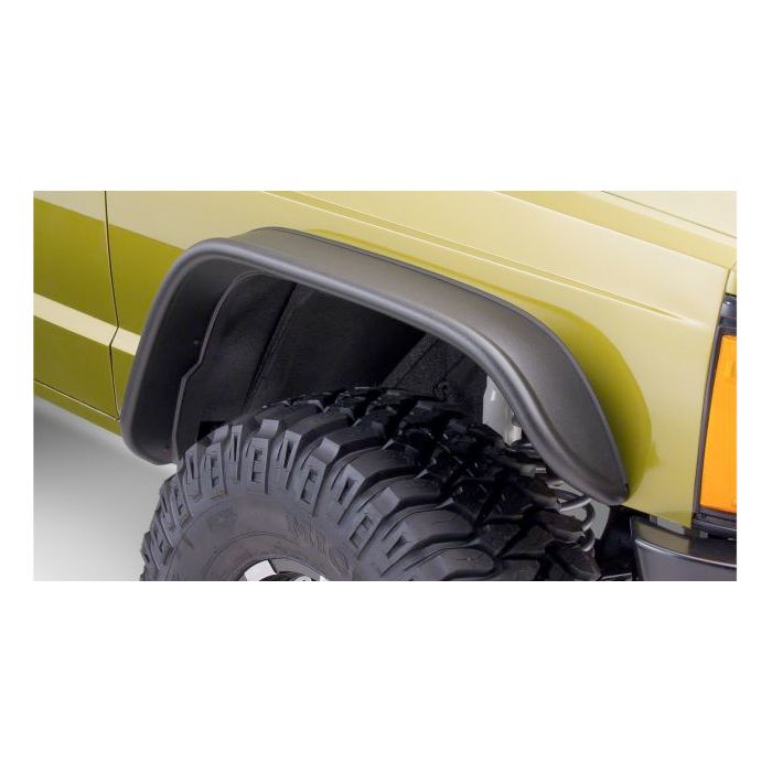 Bushwacker 10063-07 Front Flat Style Flares for 84-01 Jeep Cherokee XJ