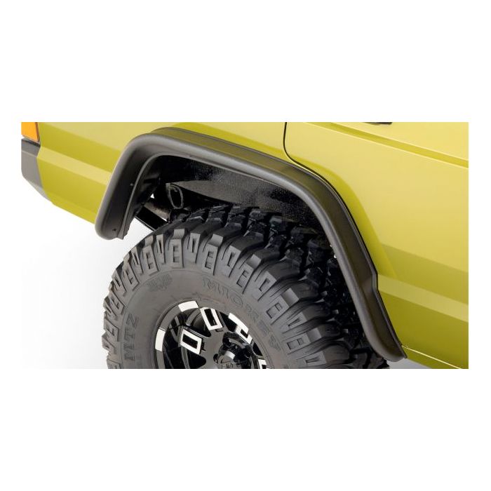Bushwacker 10064-07 Rear Flat Style Flares for 84-01 Jeep Cherokee XJ