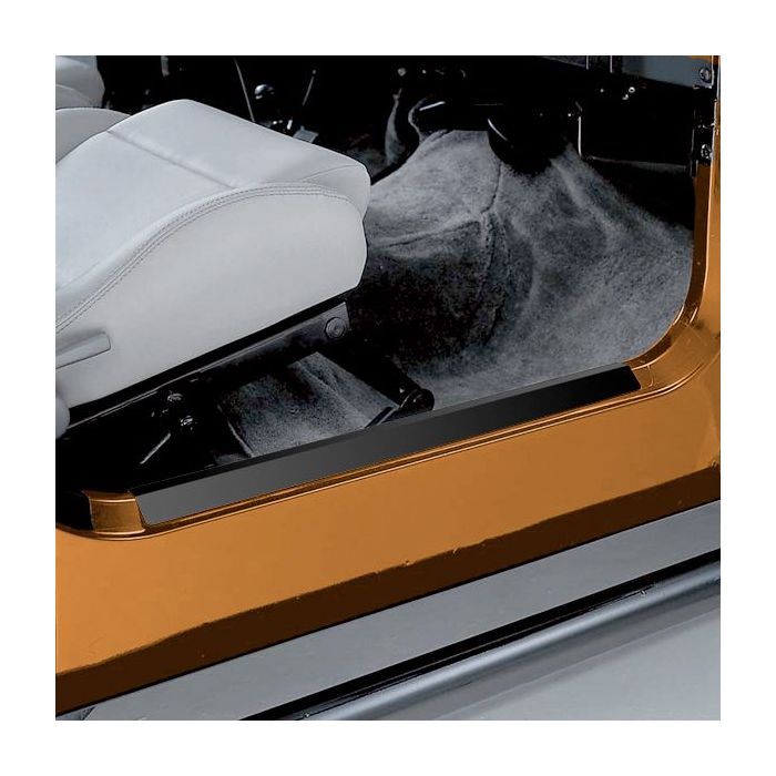 Rugged Ridge 11216.02 Door Entry Guards in Black for 76-95 Jeep CJ-7, CJ-8 Scrambler & Wrangler YJ