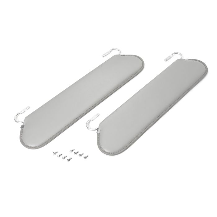 SUN VISORS- 55-86 CJ-GRAY    SV125-6758