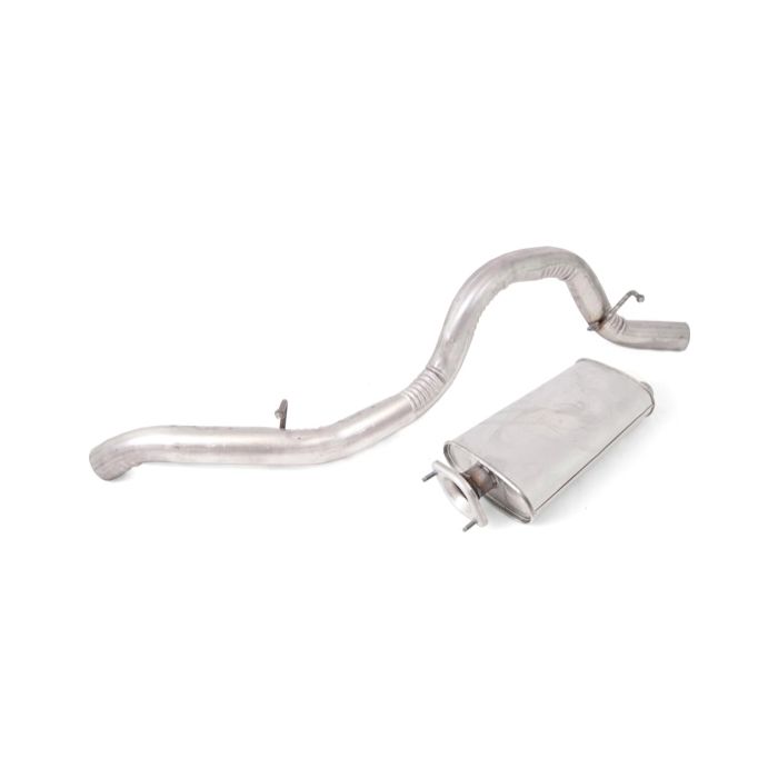Crown Automotive 52019241AF Muffler & Tail Pipe Combo for 00-06 Jeep Wrangler TJ