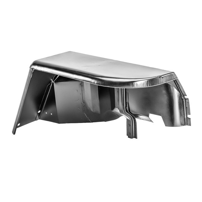 OMIX-ADA 12004.04 Passenger Side Steel Front Fender for 48-63 Jeep CJ-3A & CJ-3B