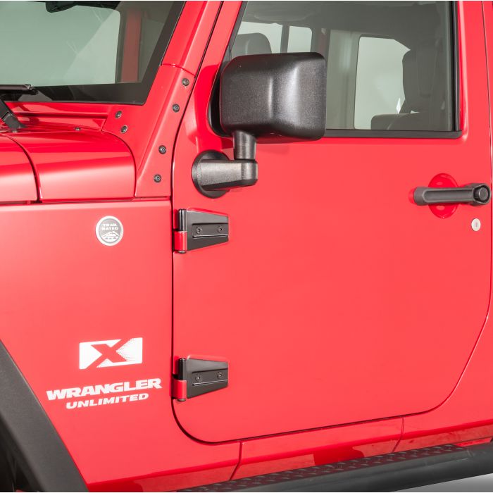 KEN DOOR HINGE SET 4PC 07-11 JK BLACK