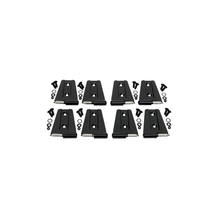 KEN DOOR HINGE SET 8PC 07-11 JKU BLACK