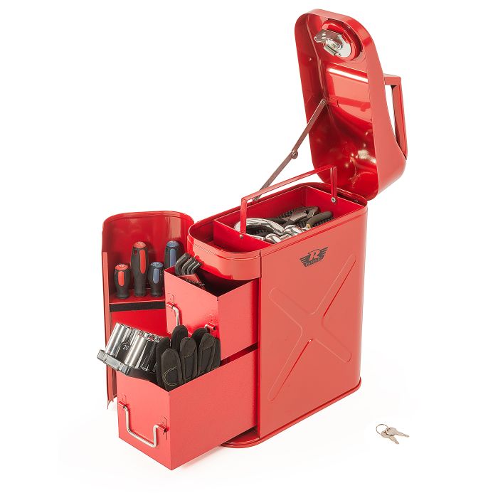RAMPAGE TRAIL CAN TOOL BOX - RED