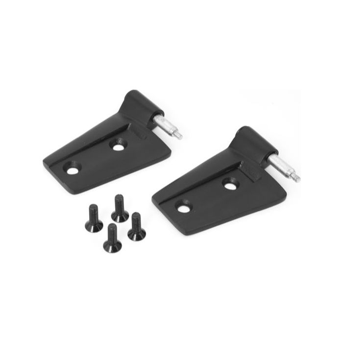 RR PASS DOOR HINGE SET BLACK JK