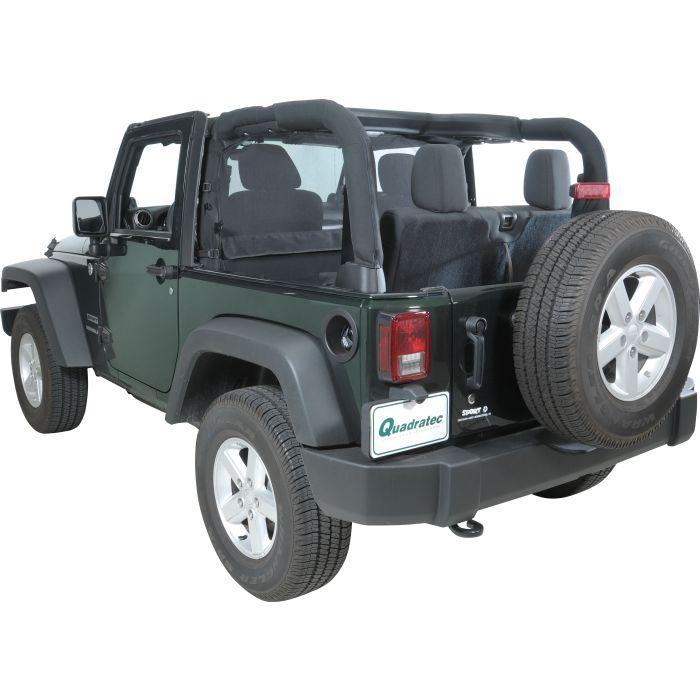 Vertically Driven Products 508006 WIndstopper in Black Mesh for 07-18 Jeep Wrangler JK 2-Door