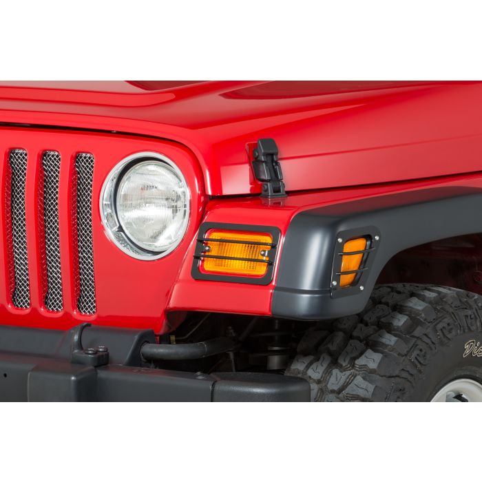 RR EURO TURN SIGNAL COVERS TJ BLACK