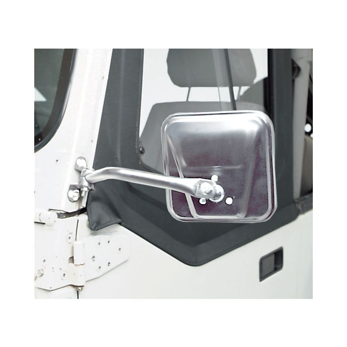 RAMPAGE MIRROR KIT 76-95 CJ/YJ STAINLES
