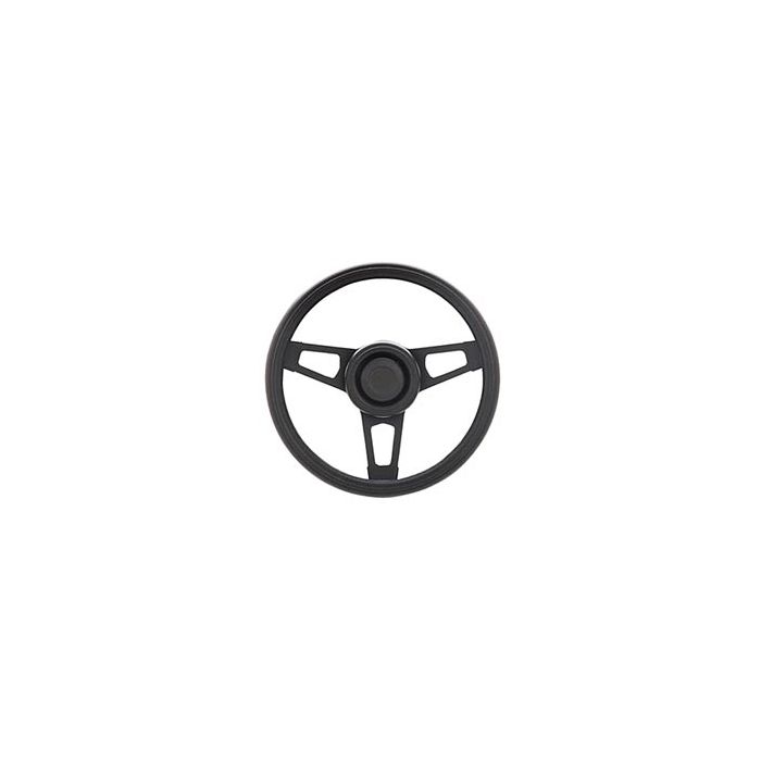 Grant Products 870 Challenger Series Steering Wheel in Black Cushion Grip with Satin Black Spokes