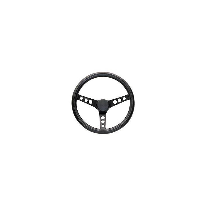 Grant Products 338 Classic Steering Wheel in Black Cushion Grip with Satin Black Spokes