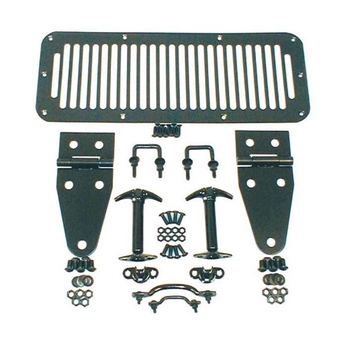 Smittybilt 7699 Hood Kit in Black for 78-95 Jeep CJ & Wrangler