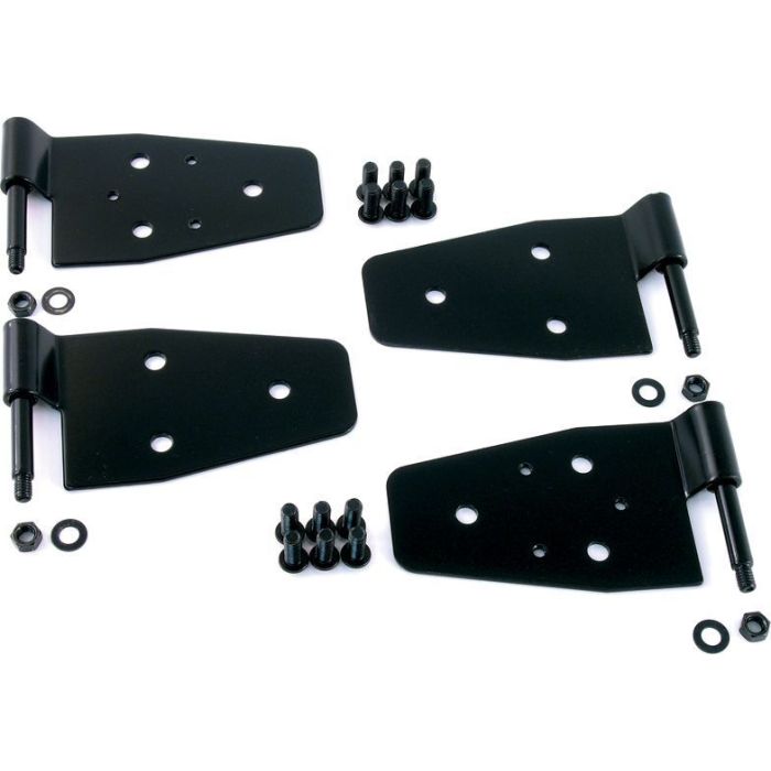 Smittybilt 7641 SMI Door Hinges in Black for 88-06 Jeep Wrangler YJ, TJ & Unlimited
