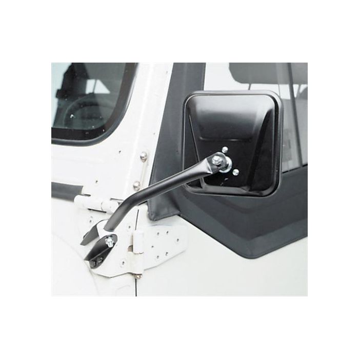 Smittybilt 7617 SMI Mirror Set in Black for 55-86 Jeep CJ