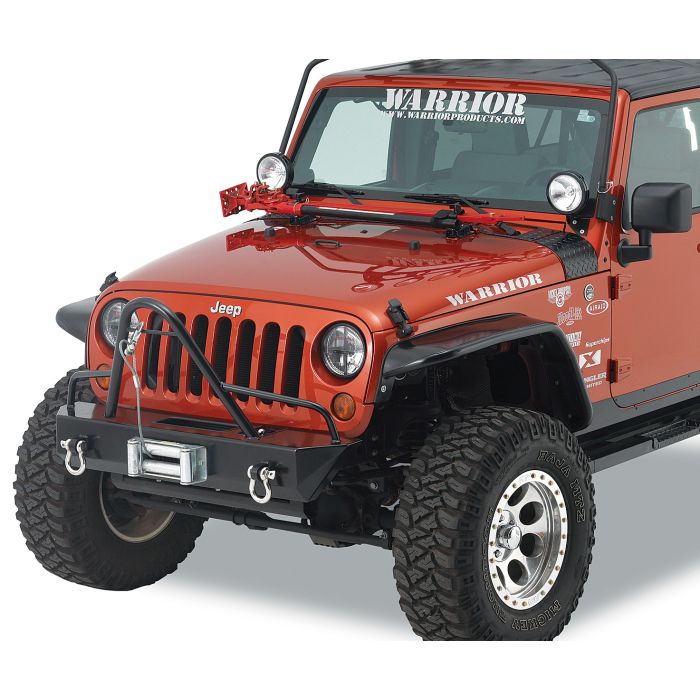 WARRIOR STUBBY WINCH BUMPER W/STINGE JK