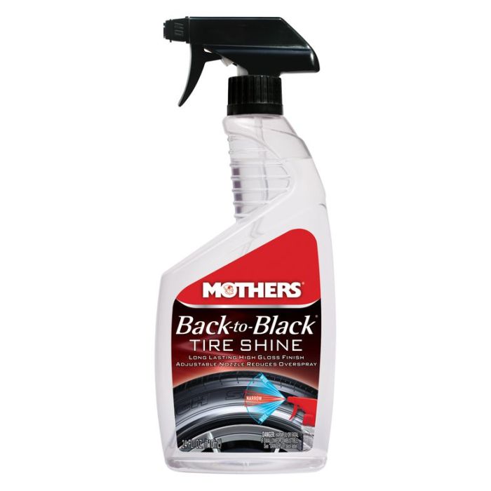 MOTHERS BACK TO BLACK TIRE SHINE 24OZ