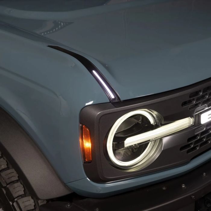 Putco 50001 Luminix LED DRL Lights Hood Limb Riser Replacements  for 21-27 Ford Bronco 