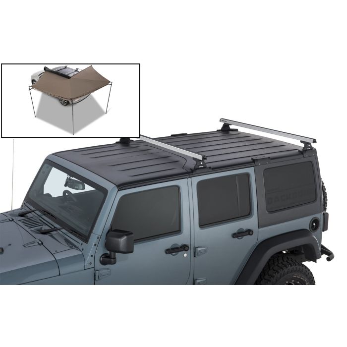 RHINO RACK HD 2 BAR BB SIL JKU DBAT