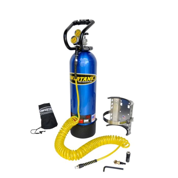 15LB CO2 TANK PACKAGE A 250PSI BLUE