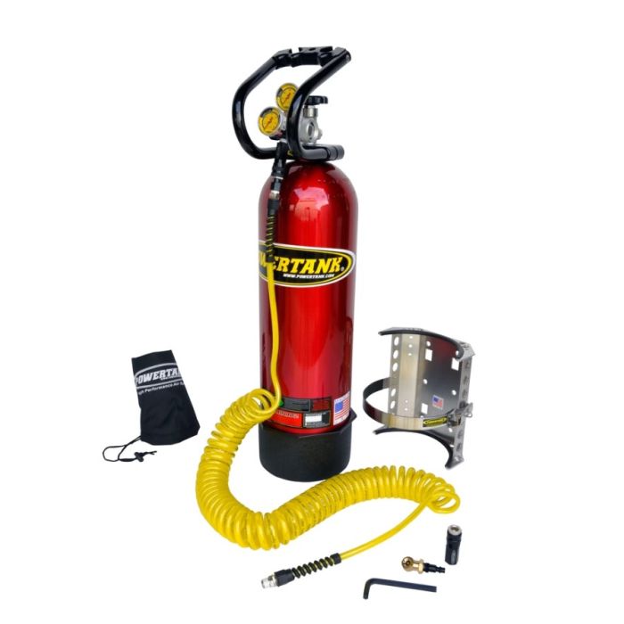 15LB CO2 TANK PACKAGE A 250PSI RED