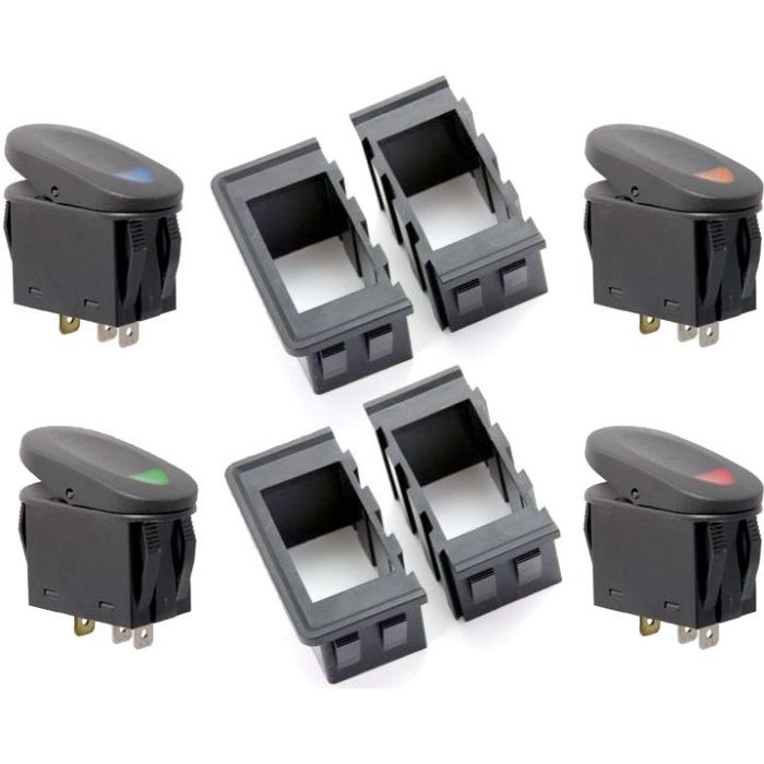 RR ROCKER SWITCH HOUSING KIT W/SWITCHES