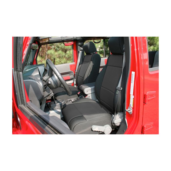 Rugged Ridge  Custom Fit Neoprene Front Seat Covers for 11-18 Jeep Wrangler JK