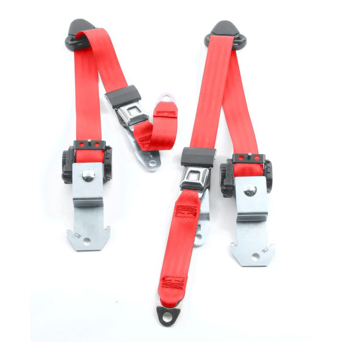 3 POINT BELTS 84-96 4 DR XJ FLAME RED