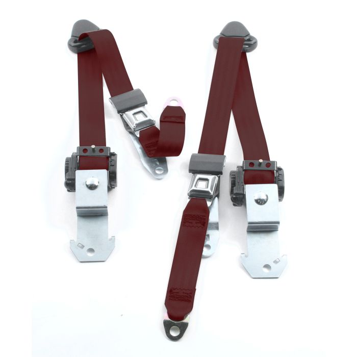3 POINT BELTS 84-96 4 DR XJ MAROON