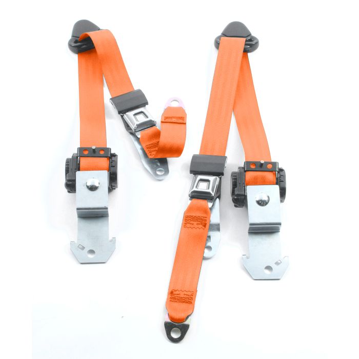3 POINT BELTS 84-96 4 DR XJ ORANGE