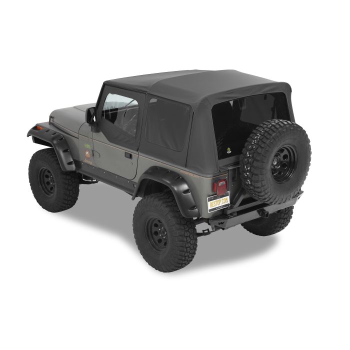 SUPERTOP NX 87-95 YJ W/UPPER DOORS BLACK DENIM KIT