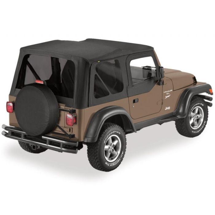 SUPERTOP NX 97-06 TJ W/UPPER DOORS BLACK DENIM KIT