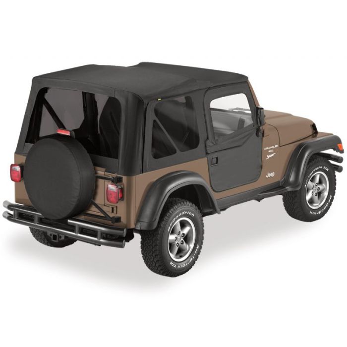 SUPERTOP NX 97-06 TJ W/2 PC DOORS BLACK DENIM  KIT